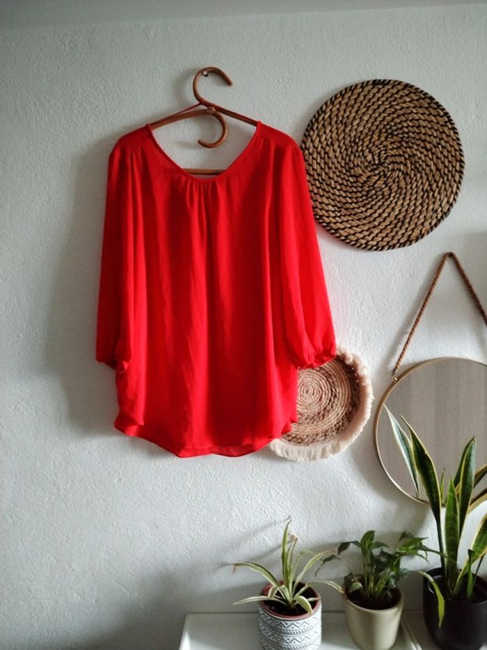 Blouse rouge c&a 44