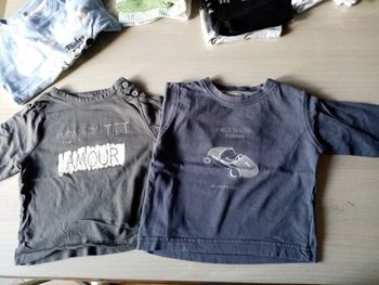 Lot tee shirt manche longue