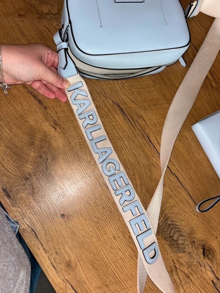 Sac bandoulière + porte-monnaie Karl Lagerfeld - photo numéro 5