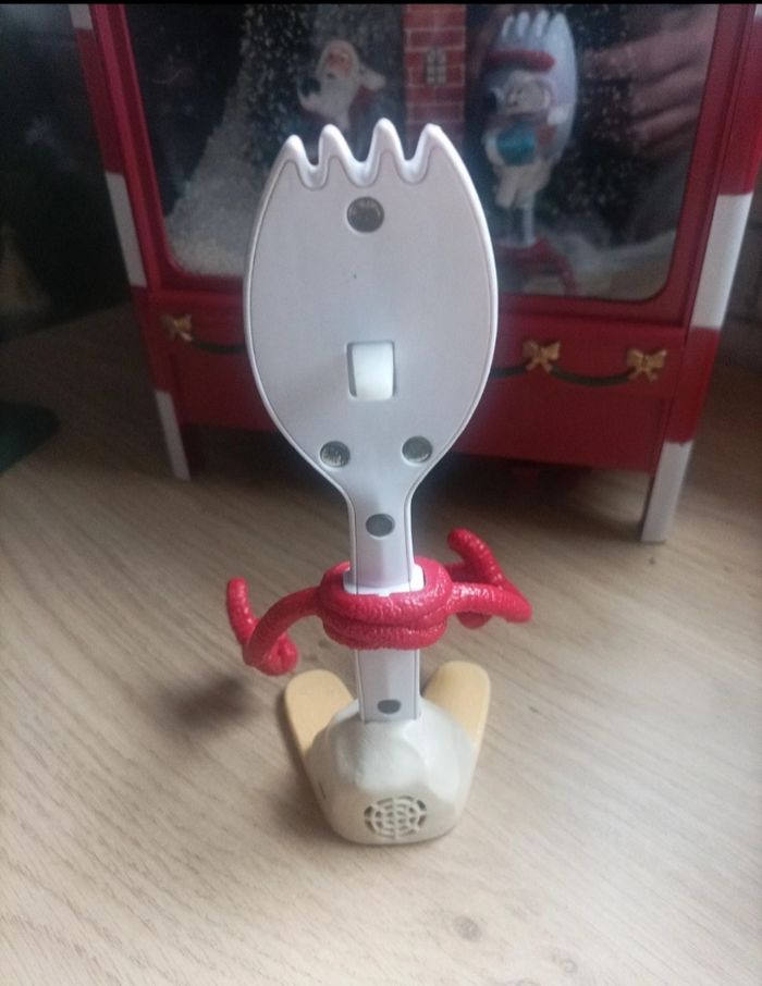 Toy story forky fourchette 19 cm parle français - photo numéro 2