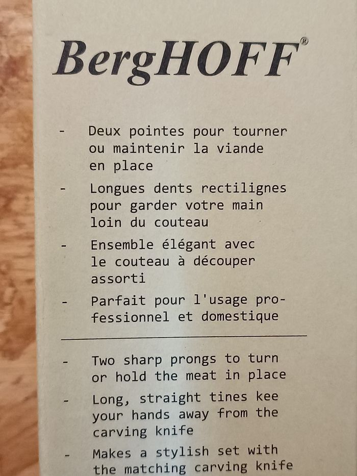 Fourchette à découper - photo numéro 5