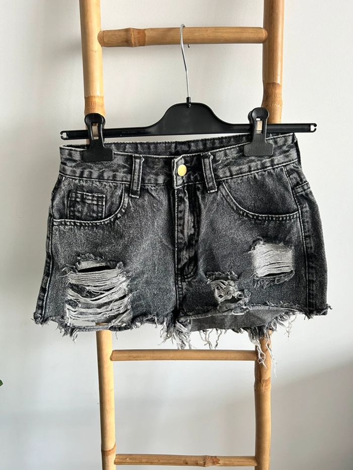 Short en jeans