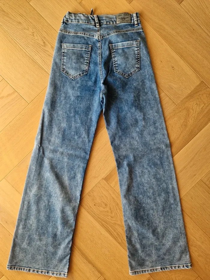 Jean fille marque  Blue Effect High waist 15 / 16 ans - photo numéro 4
