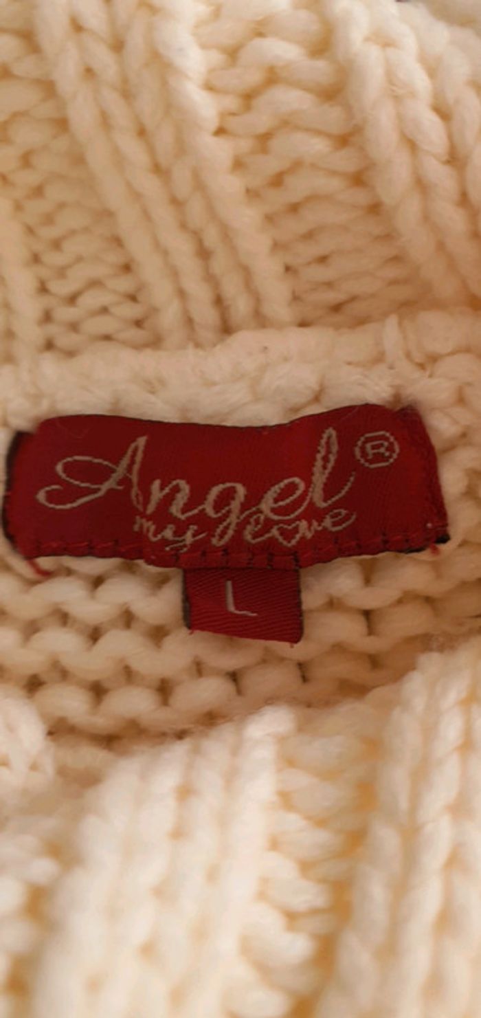 Pull blanc - photo numéro 3