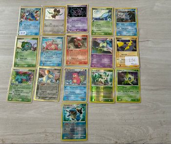 Lot de cartes Pokémon du bloc EX et Diamant et Perle