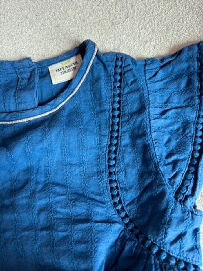 Blouse bleu roi - photo numéro 4