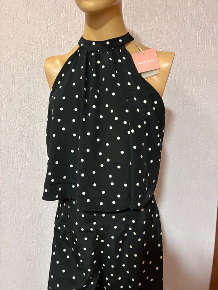 Combinaison noire à pois Naf Naf - N e u ve - photo numéro 4