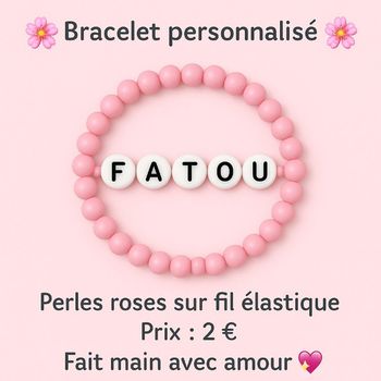 Bracelet disponible chez Moi. Style  enfant  fille, femme, couple, amitié