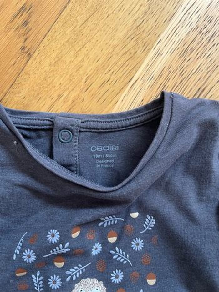 T-shirt manches longues 18mois - photo numéro 2