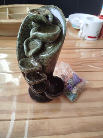 Brule encens cascade