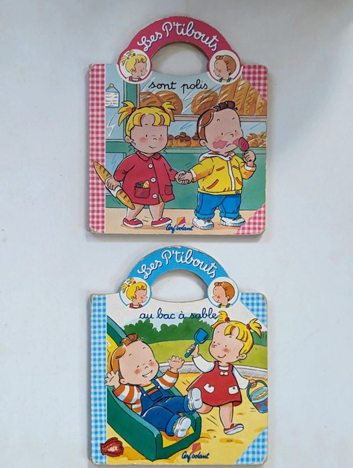 Lot de 2 livres bébé Les P'tibouts