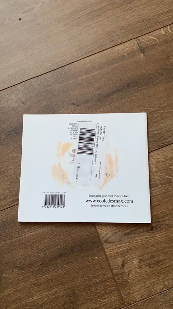 Livre chouette j’ai grandi - photo numéro 2