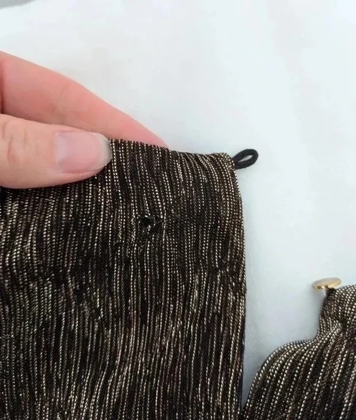 Combinaison chic noire et dorée - Naf Naf - taille 34/36 - photo numéro 5