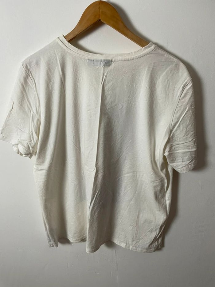 T-shirt femme beige grande taille XL - photo numéro 3