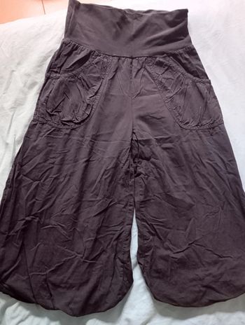 Pantacourt jambe large