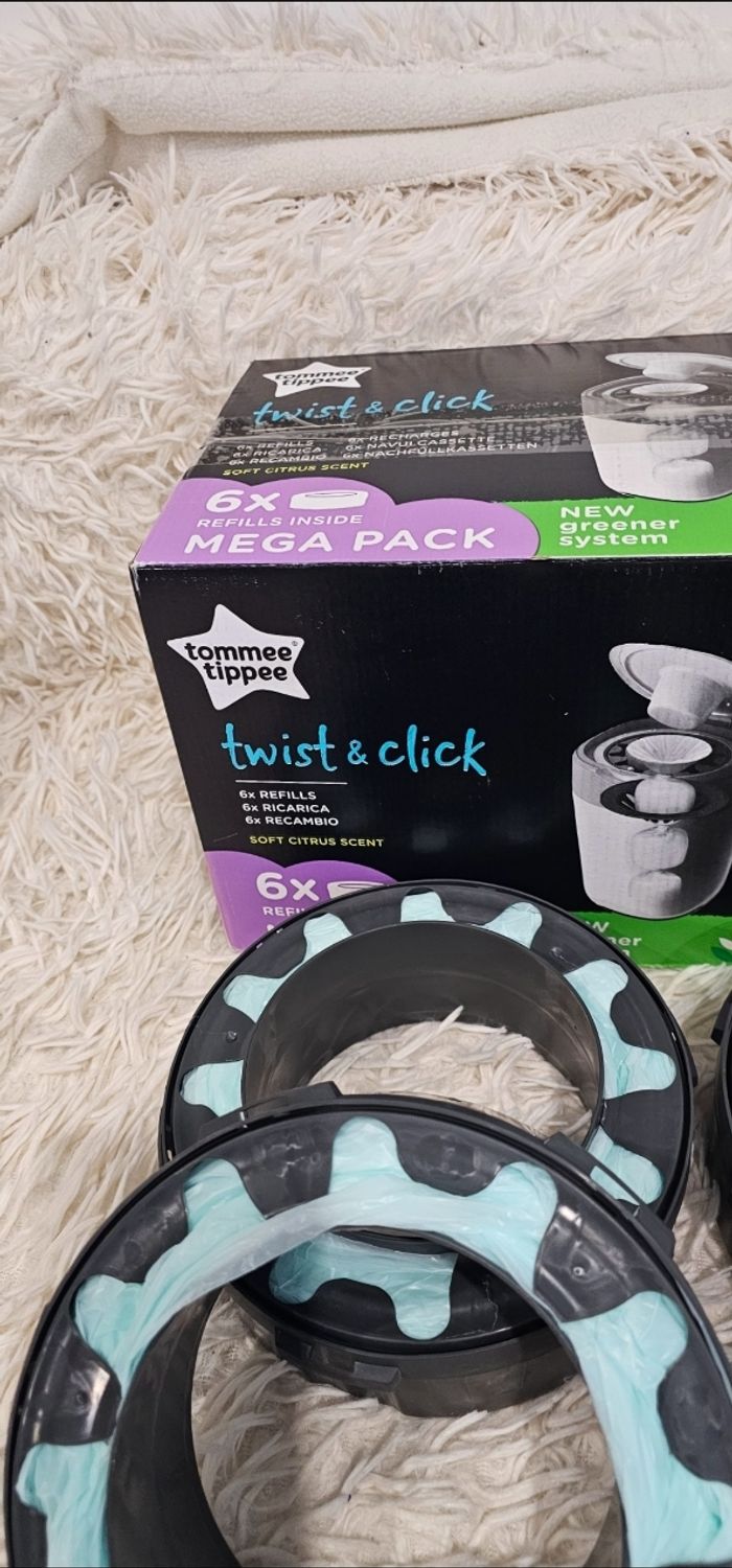 Lot de 4 recharges originales Twist & Click Tommee Tippee neufs - photo numéro 3