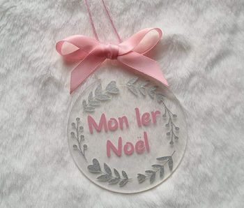 Boule personnalisée Noël
