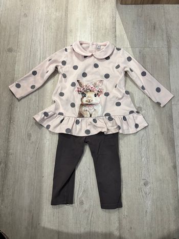 Ensemble tunique et legging 12 mois 