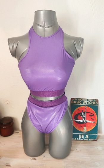 Ensemble de pole dance Ultraviolet