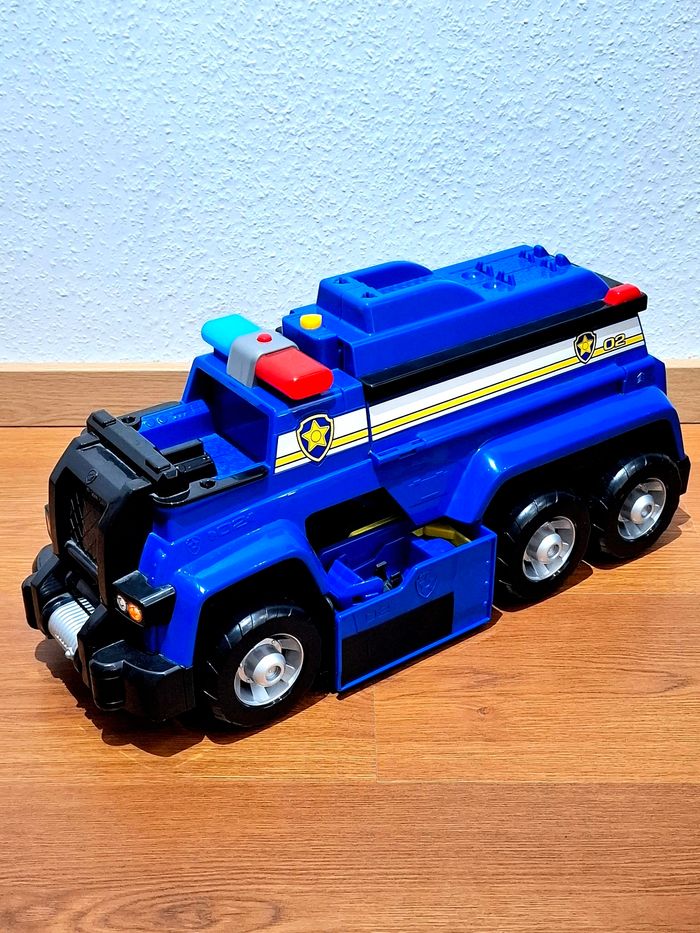 Camion géant Pat’ Patrouille – PAW Patrol – méga véhicule de police + 2 mini‑véhicules (2 motos) - photo numéro 7