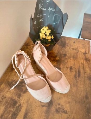 Espadrille compensée femme P41👠