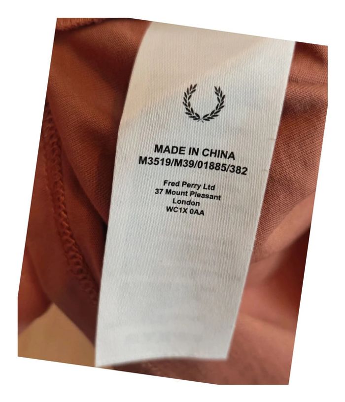 T-shirt Fred Perry Taille S - photo numéro 4