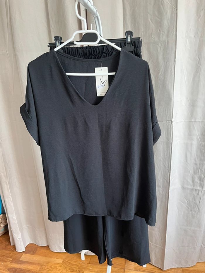 Ensemble palazzo et blouse taille unique