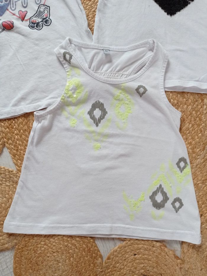 Lot de 3 t-shirts fille 6 ans - photo numéro 4
