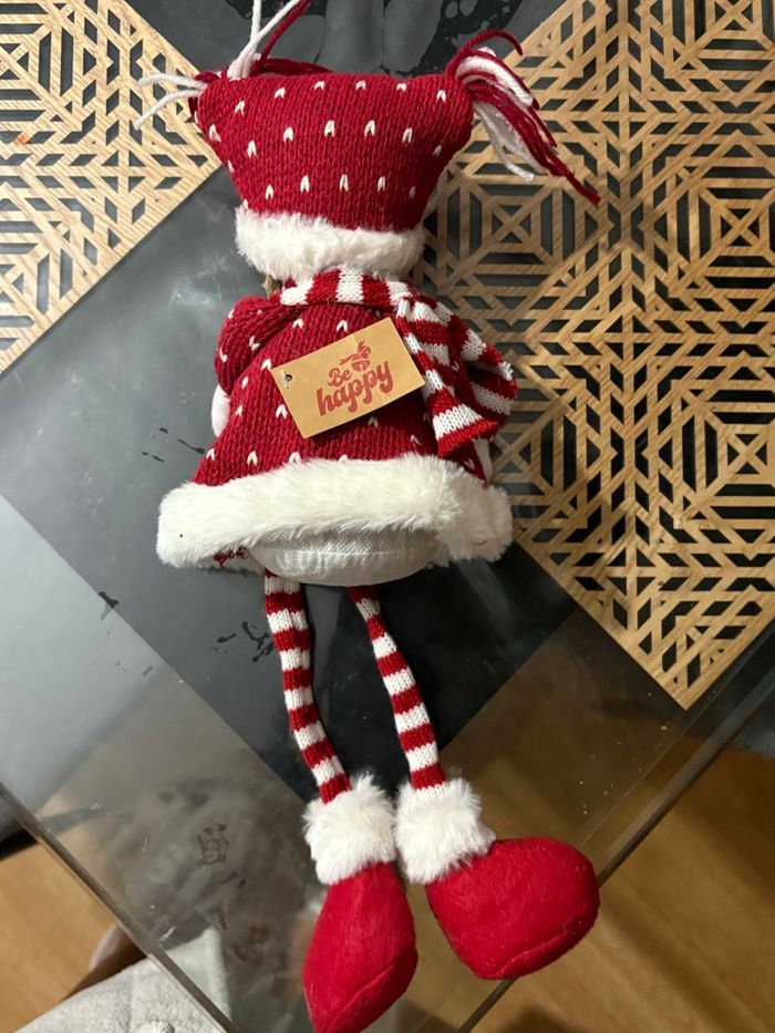 Figurine de Noël  tête en céramique neuf - photo numéro 2