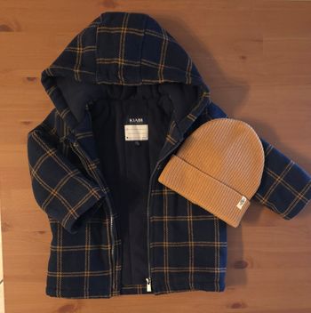 🥰💙😍 manteau chaud et bonnet 24mois Garçon 🥰😍💙