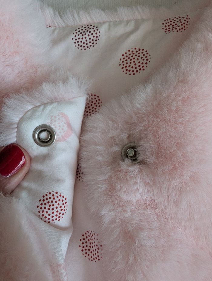 Gilet sans manches rose réversible - 24M - Obaïbi - photo numéro 3