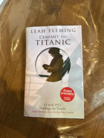 Livre l’enfant du Titanic