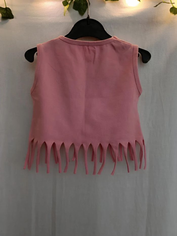 Débardeur / Top à franges "Splash Mood" T. 30mois - photo numéro 2