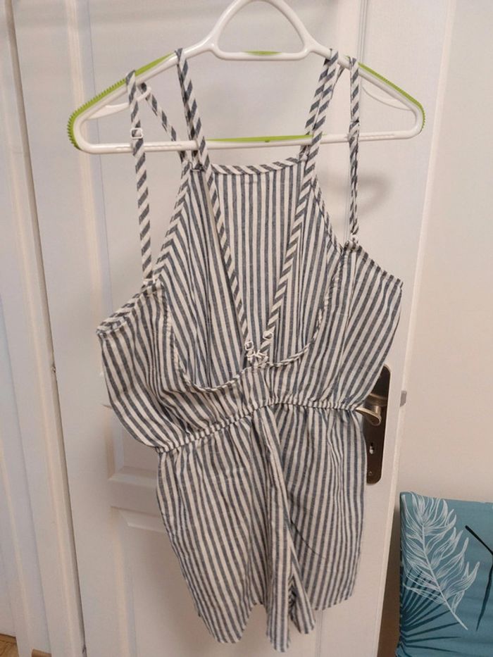 Combi short rayée légère XL - photo numéro 2