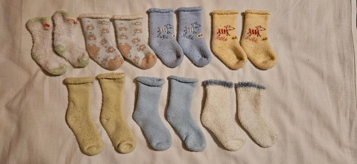 7 paires de chaussons pour bébé de 0 mois (naissance) à 9 mois - photo numéro 2