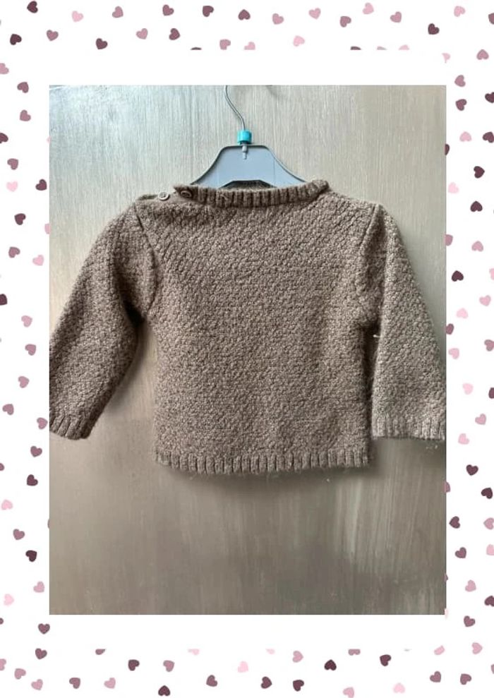 Pull Ours Kiabi 12 mois marron - photo numéro 8