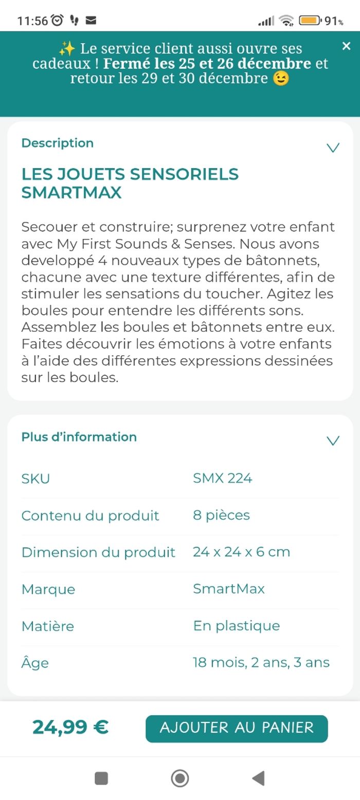 Jouets sensoriels Smartmax émotions - photo numéro 8