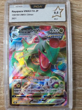 Carte Gradée Rayquaza Vmax FA Japonaise