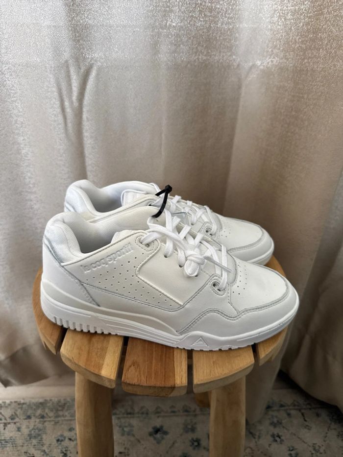 Baskets Le Coq Sportif blanches neuves – Taille 38 - photo numéro 3
