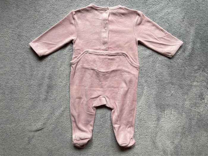 Pyjama velours fille, 6 mois - photo numéro 3