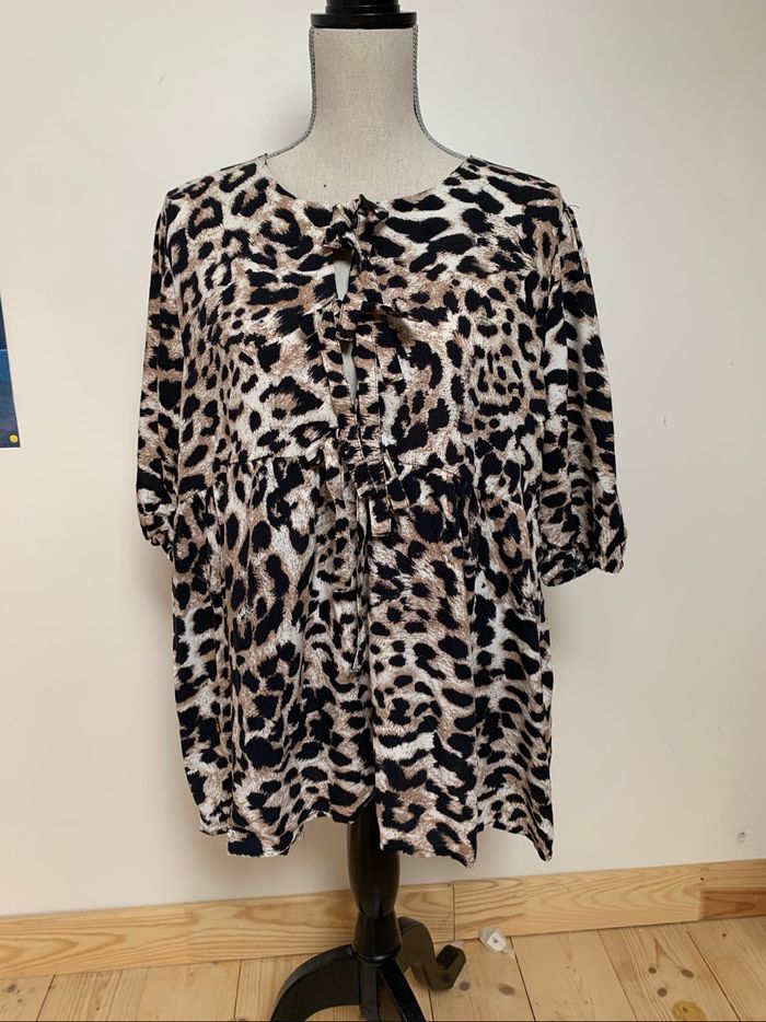 Blouse imprimé léopard
