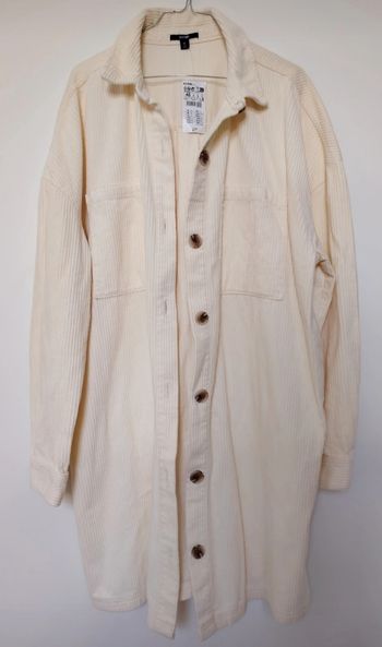 Veste longue velours Neuve