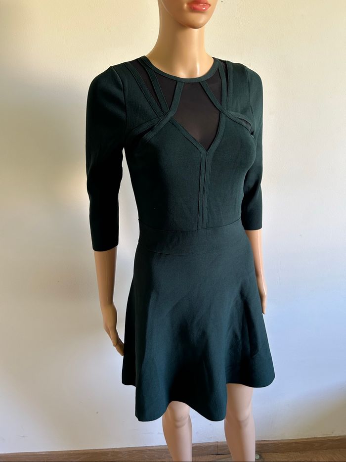 Robe verte foncée neuve Morgan taille XS (valeur 75€) - photo numéro 2