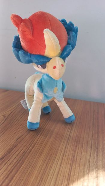 pokemon takara tomy peluche push keldeo officiel environ 24 cm