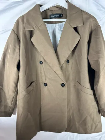 Veste blazer marron YesStyle