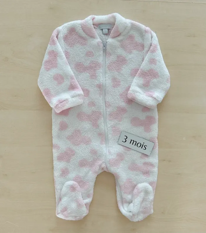 Sur-pyjama fille polaire 3 mois