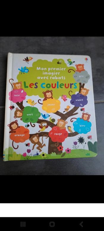 Mon premier imagier à rabats des couleurs