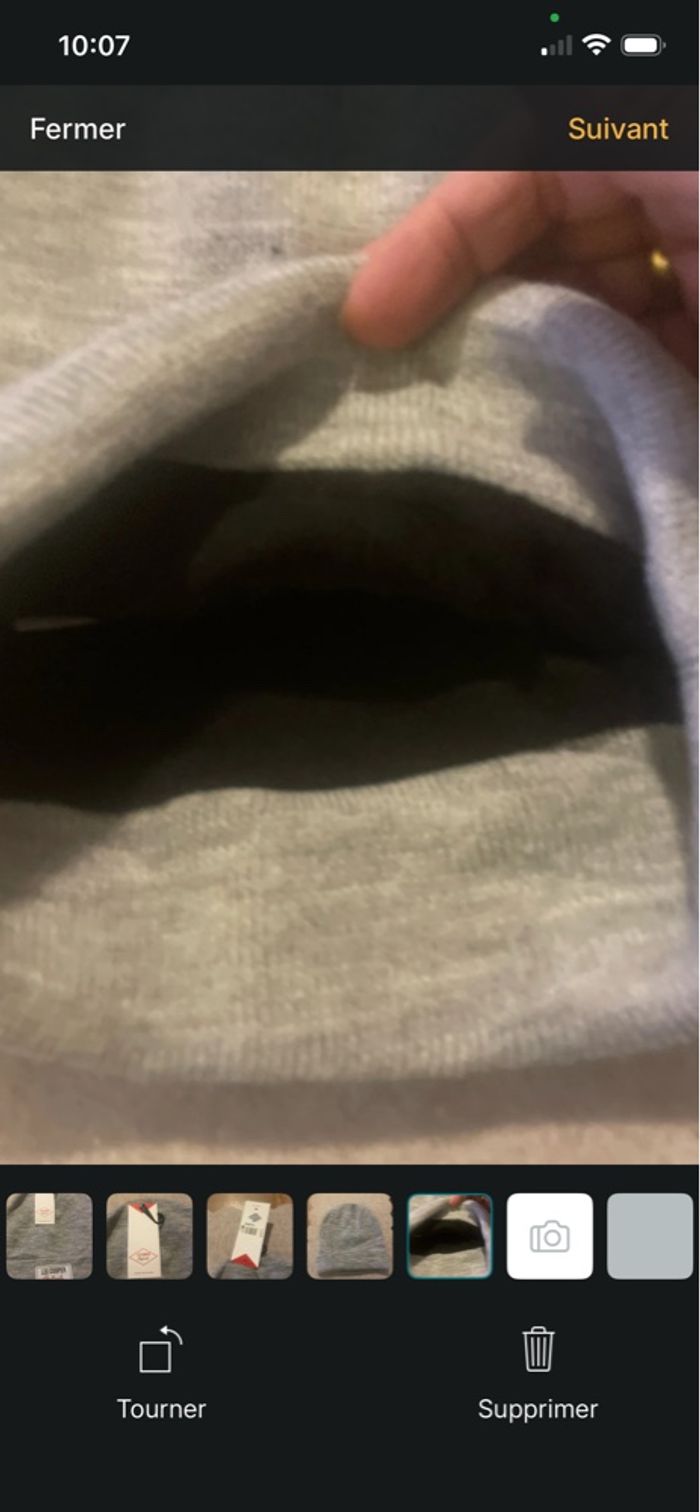 Bonnet leeCooper doublée, polaire, original, neuf avec étiquette - photo numéro 4