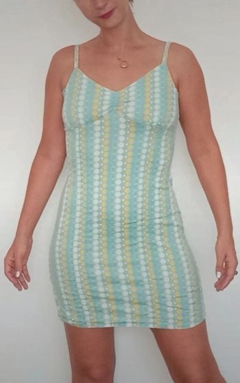 Mini robe d ete moulante menthe taille 36