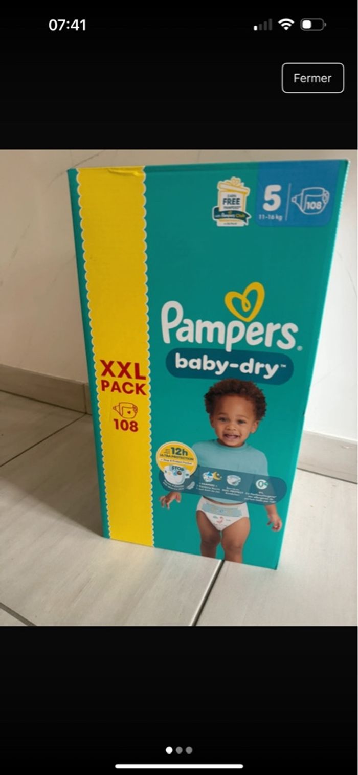 couche pampers taille 5